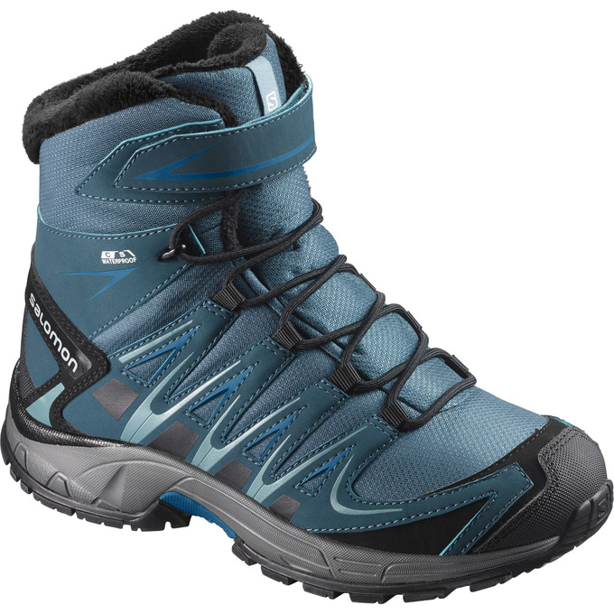 SALOMON XA PRO 3D TS CSWP K Philippines - Kids' Winter Boots - Deep Turquoise | 560417-XCF